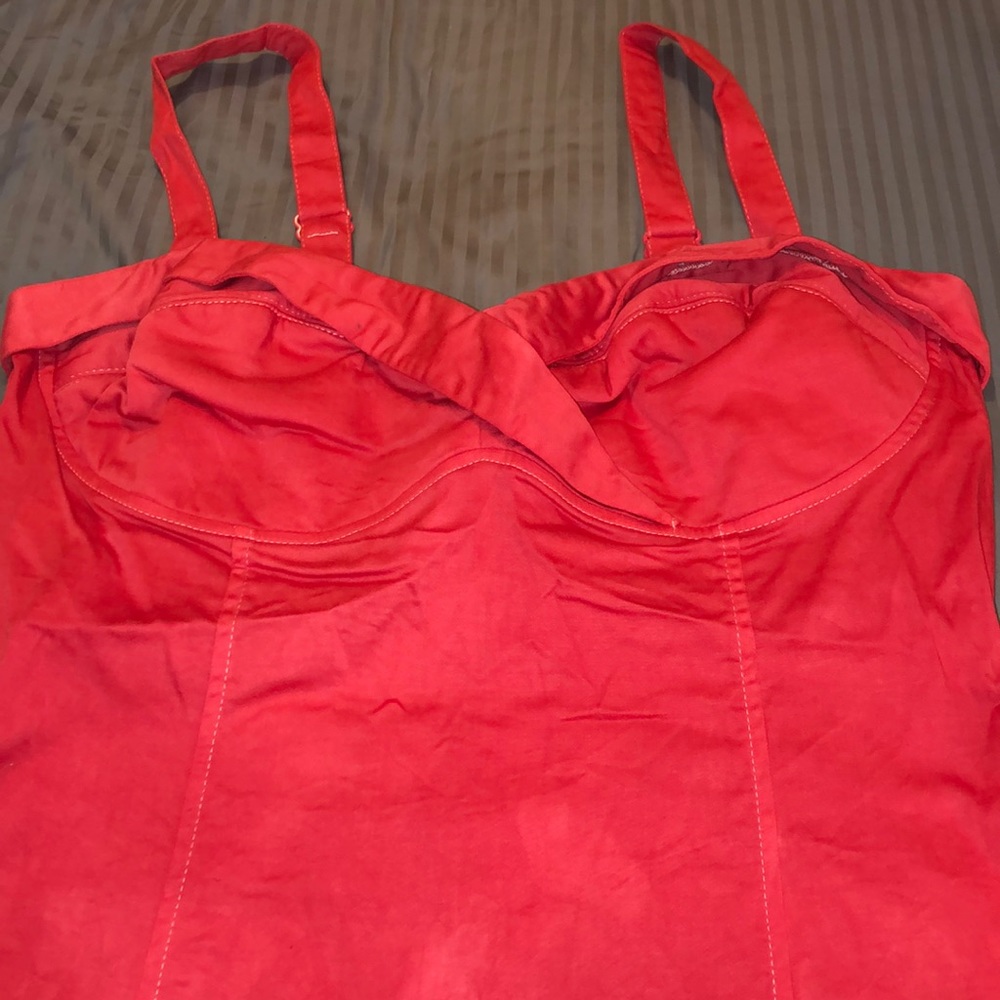 PUG vamp top custom dye pale red